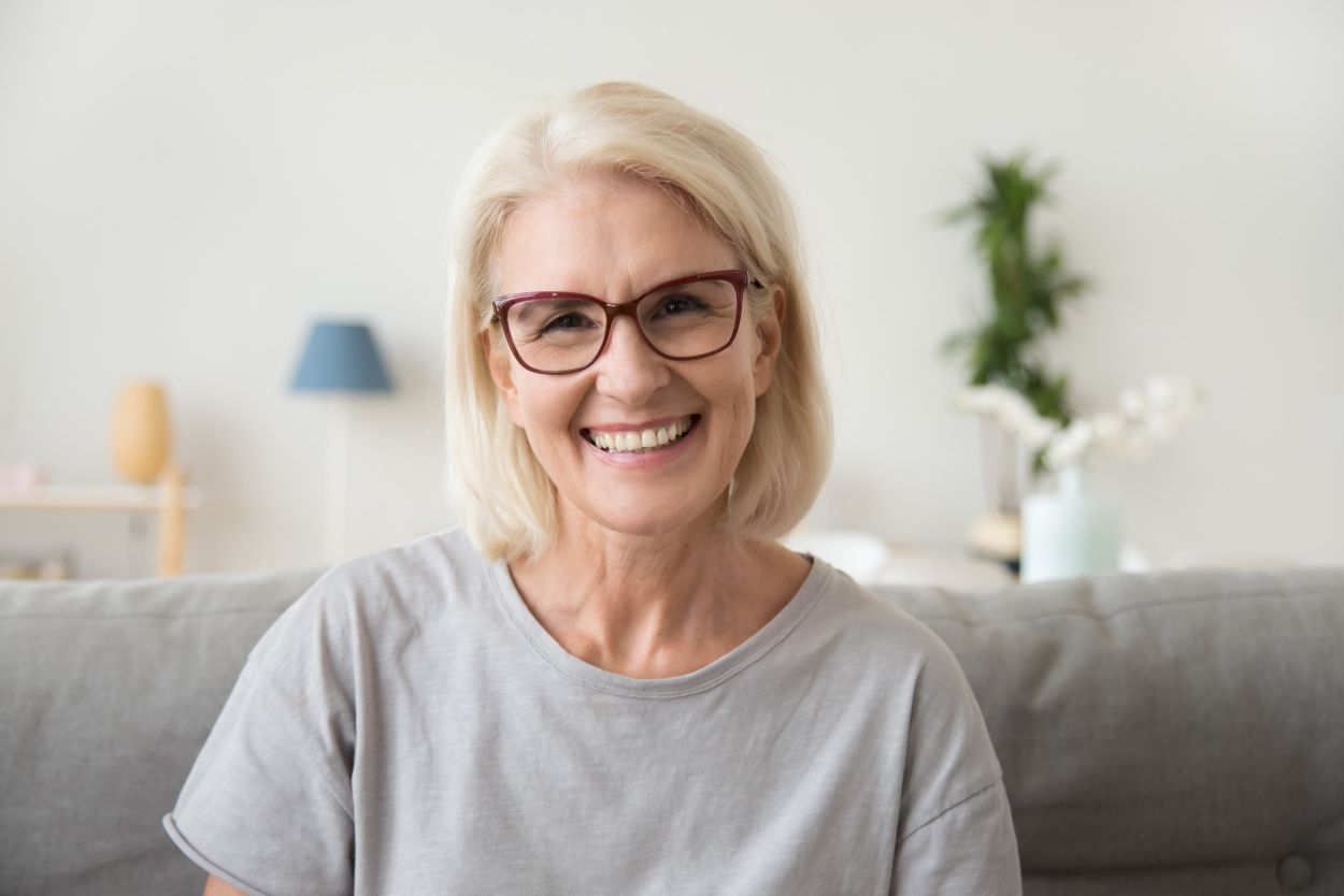 patient smiling at Oakley Dental